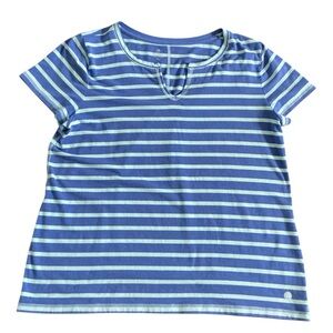 Talbots Blue Stripe Tee